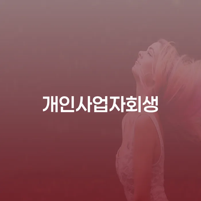 사업자1억 이상 대출 연체 시 개인회생 문제해결방법 총정리