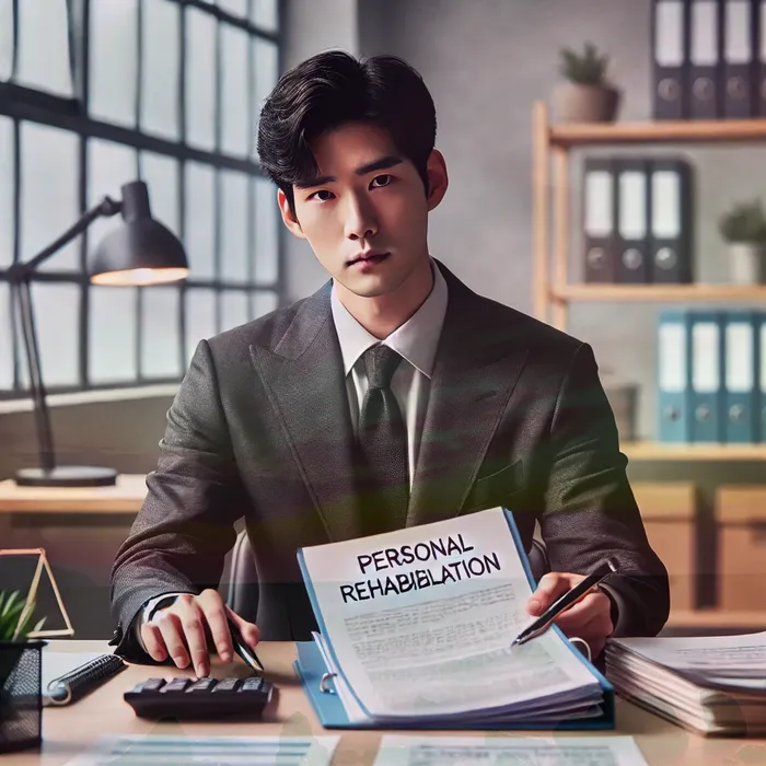 개인파산과 비교