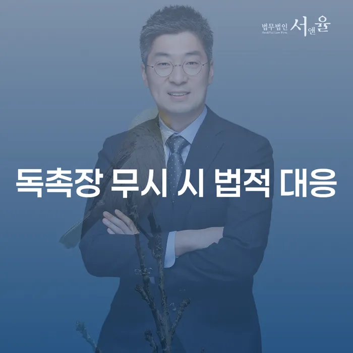 독촉장 무시 시 법적 대응, 어떻게 해야 할까요?
